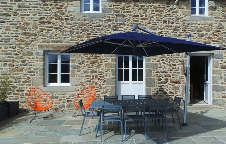 Agencement d'une terrasse par Florence Vatelot, Décoratrice UFDI à St Malo, Dinan, Dinard et Cancale (22 et 35)