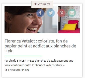 interview de Florence Vatelot, Décoratrice UFDI sur setmystyle decoration et planche de style